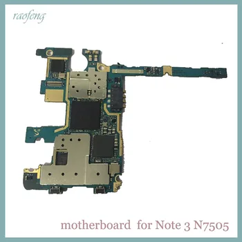 

Raofeng well work Motherboard for Samsung Note 3 N7505 original unlocked Disassembled mainboard with chips logic boards