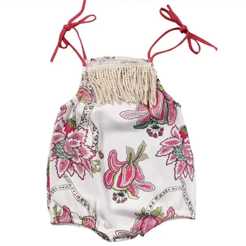 

Newborn Infant Baby Girl Floral Romper Jumpsuit Outfits Sunsuit
