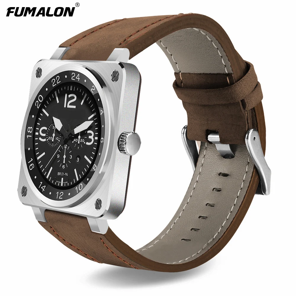 

US18 Bluetooth NFC Wireless HD Heart Rate Smart Watch For Android IOS (Brown)