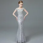 Save 36.96 on Prom Dresses sequined clothes Long For Special Occasions Evening Dress night Gowns Mermaid 2017 Long Evening Dress