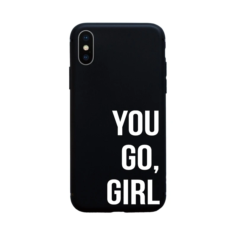 Классный мягкий чехол для телефона для iPhone 11Pro Max 7 8 Plus 6 6S Plus 5 SE X XS Max XR Phone MOM BOSS HONEY Cover Fundas Coque Shell - Цвет: B Soft YouGoGirl