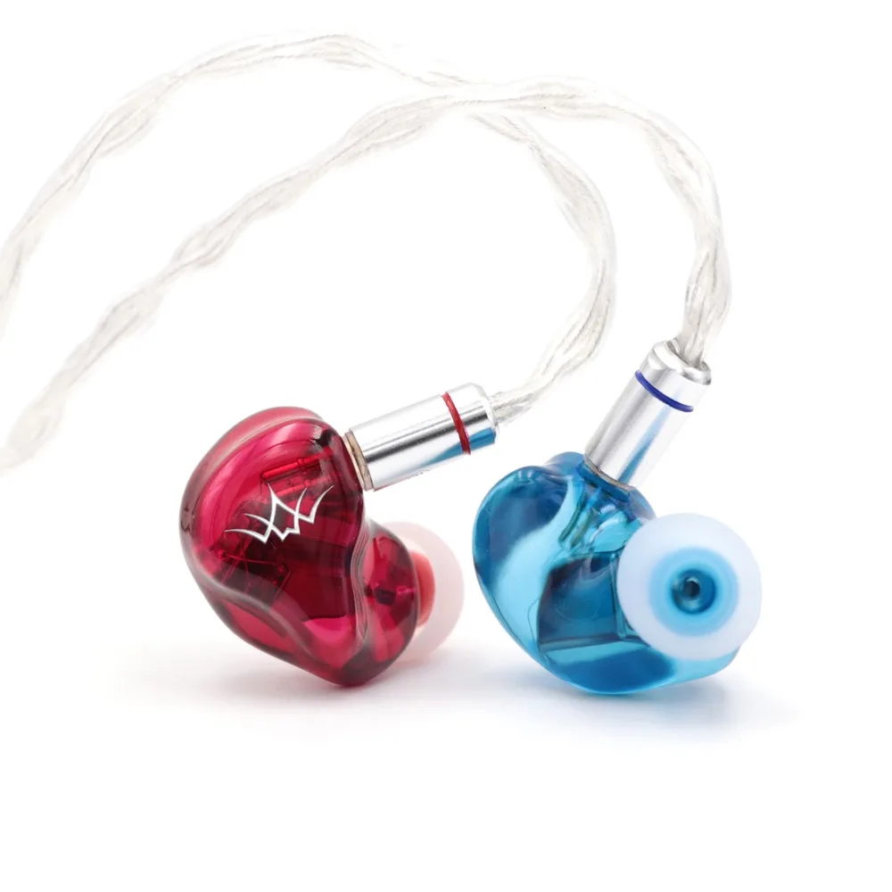 Fearless Audio Crystal Pearl 2BA Knowles Drivers In Ear Earphones HiFi Audiophile Monitor With 0 78mm 2Pin Detachable Cable