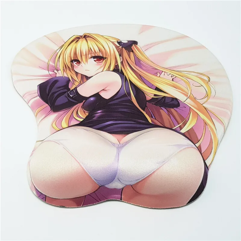 To Love RU Golden Darkness игровой коврик для мышки с Аниме Коврик для мыши Сексуальная Большая мягкая грудь 3D коврик для мыши h2.8 см/1," быстрая