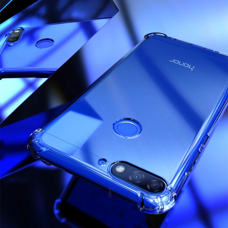 

shockproof Airbag tpu Transparent phone case for huawei on honor 10 gt 7s 7x 9i 9 lite 7a 7c 5.45 5.7 5a 5c 5X 6a 6c 8 pro cover