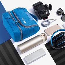 Мужская Дорожная Цифровая Камера Дорожная косметичка пакет сумка-Органайзер водонепроницаемый ударопрочный куб для упаковки вещевой мешок