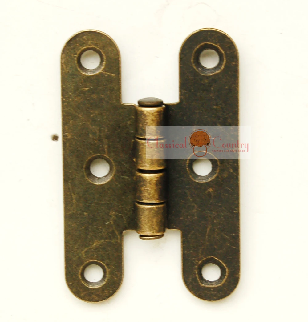 10pcs of 2.17" H Type Hinges for Trunk Jewelry Box Storage box