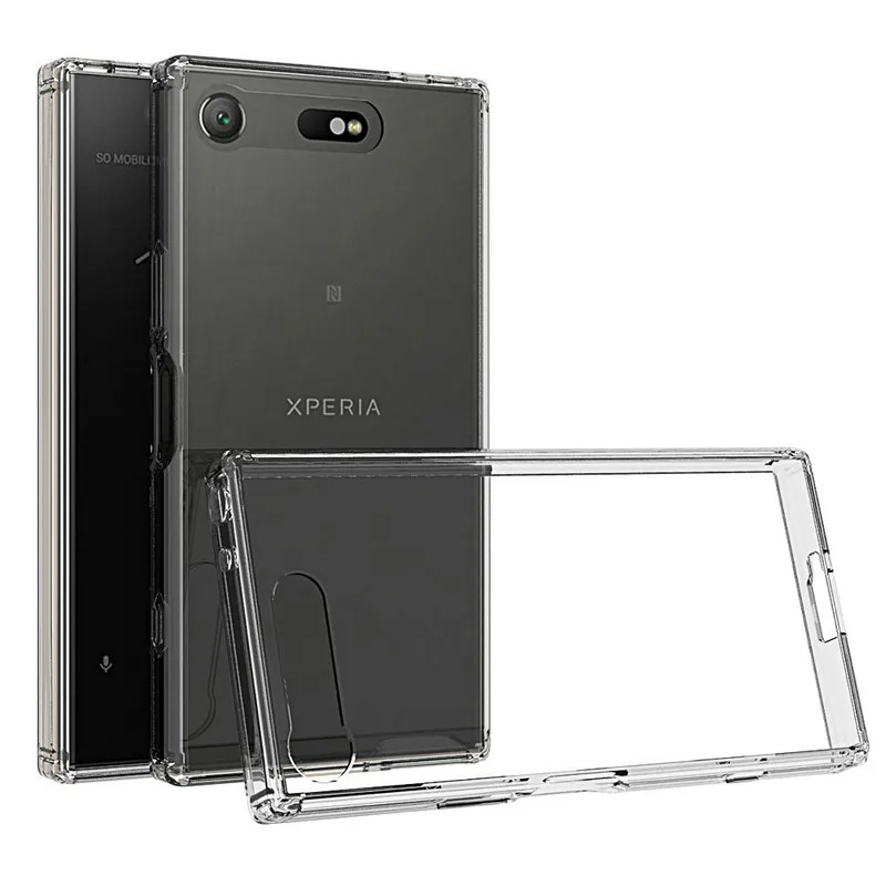 for Sony Xperia XZ1 Compact Case Ultra thin Crystal Clear Transparent Soft TPU Cover Silicon Mobile Phone Shell Bag 4.6inch | Мобильные