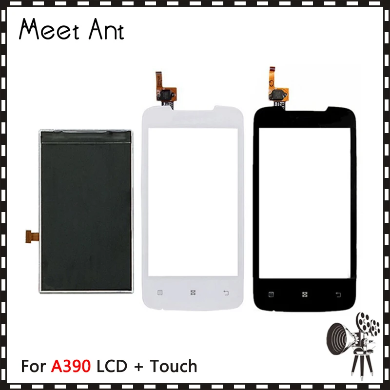 

High Quality 4.0" For Lenovo A390 Lcd Display With Touch Screen Digitizer Sensor
