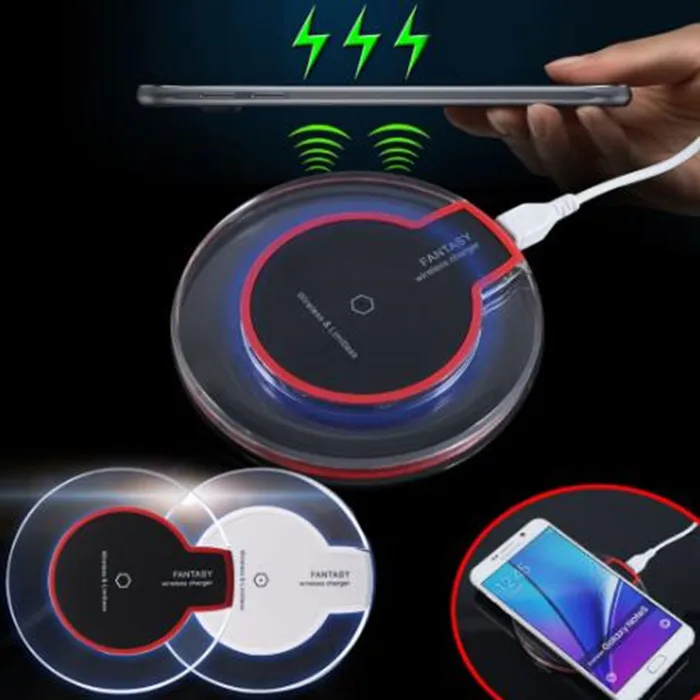 50pcs Crystal Charging Pad Universal Android Wireless