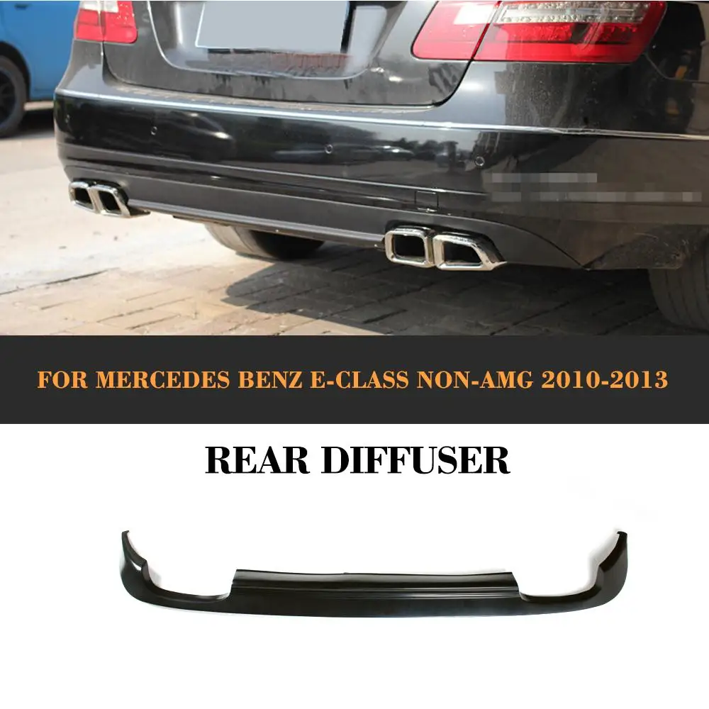 ПУ Автомобильный задний бампер диффузор спойлер для Mercedes Benz W212 E200 E250 E350 E500 E550 стандартный бампер 2010-2013 не Для AMG