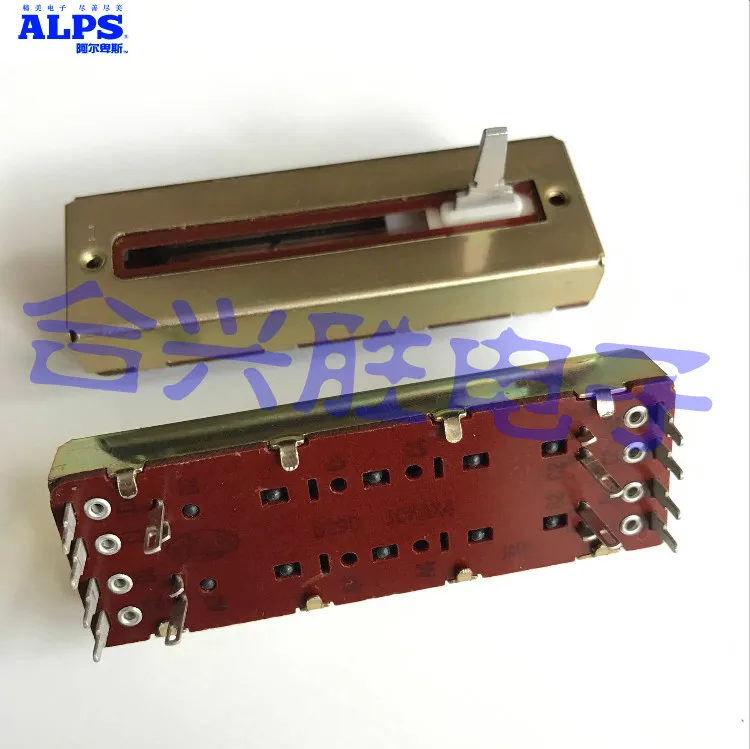 Япония ALPS скользящий потенциометр 7 3 см прямая скользящая 4 A10K 45 мм