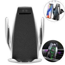 Автомобиль, устанавливаемое на вентиляционное отверстие в салоне автомобиля держатель беспроводного зарядного устройства для samsung S10 плюс huawei P30 автоматический зажим быстрой зарядки для iPhone XS Max XR