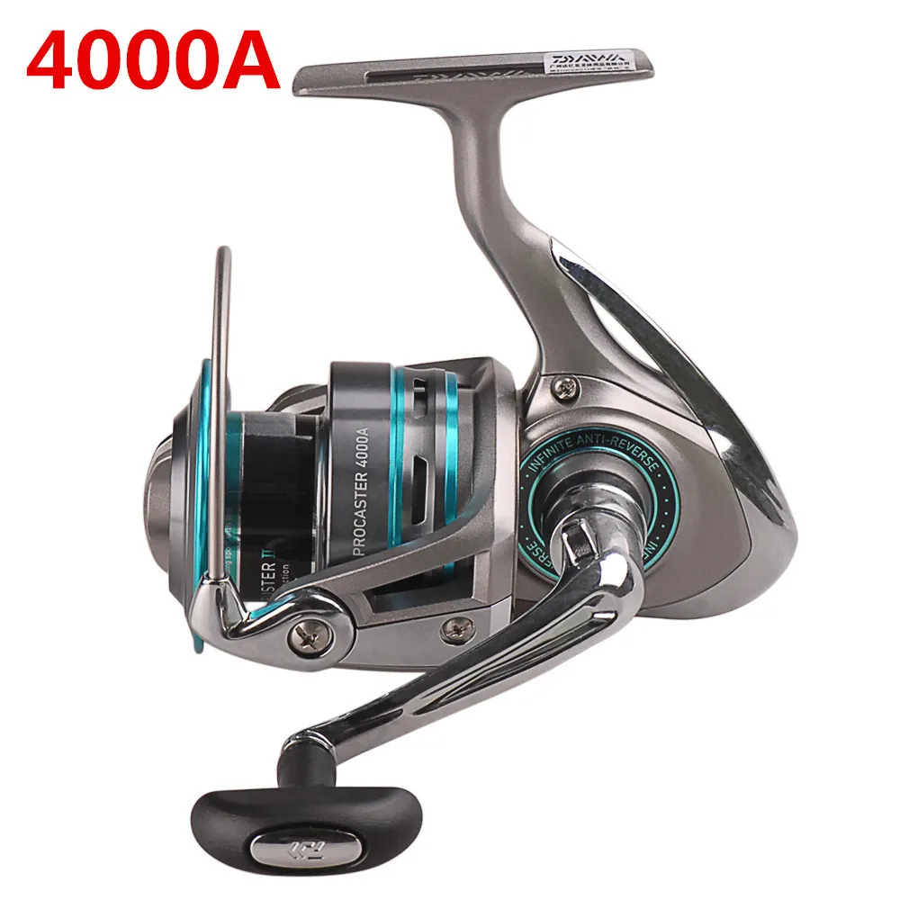 Оригинальная спиннинговая Рыболовная катушка DAIWA PROCASTER 2000A 2500A 3000A 3500A4000A 7BB для соленой воды, кормушка для карпа, запасная катушка Moulinet Peche - Цвет: 4000A