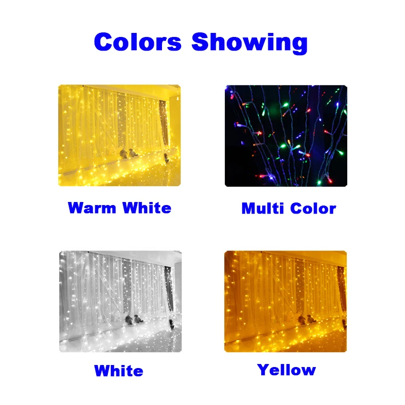 4X3/8X3/10x3 м светодиодный фонарь для занавесок, гирлянда, рождественские украшения для дома, вечерние, новогодние, Свадебные огни, праздничное освещение для помещений