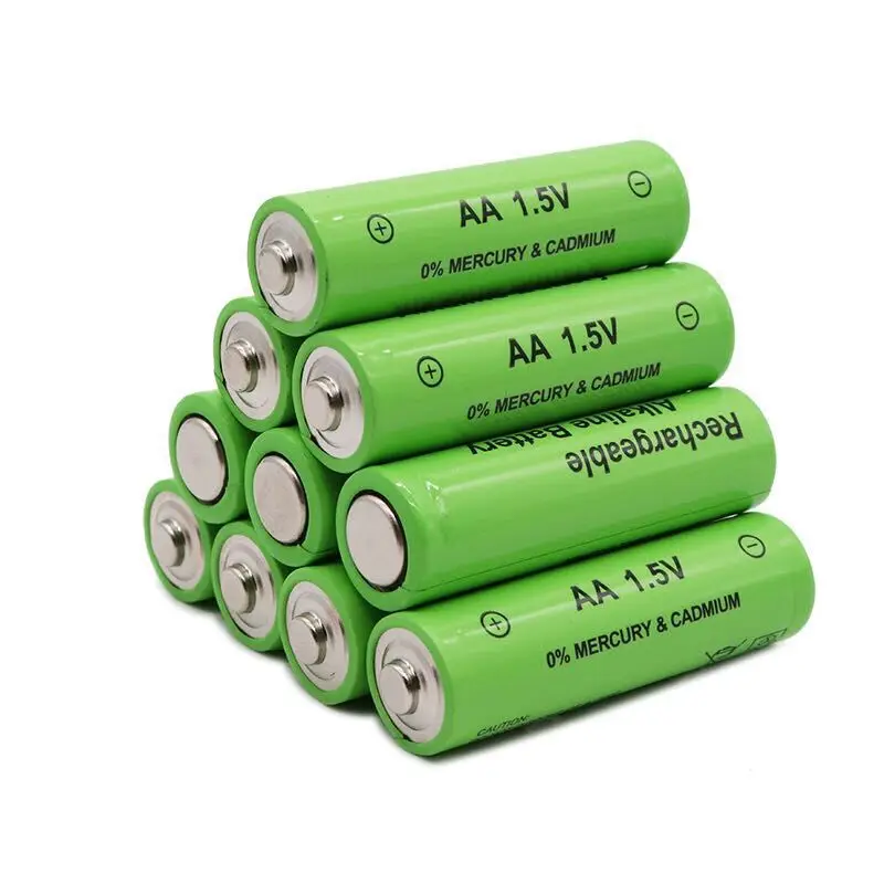 12 шт. новым ярлыком 3000 MAH перезаряжаемые батареи AA 1,5 V. Перезаряжаемые alcalinas drummey+ 1 шт., размер: 4-элементная батарея зарядное устройство