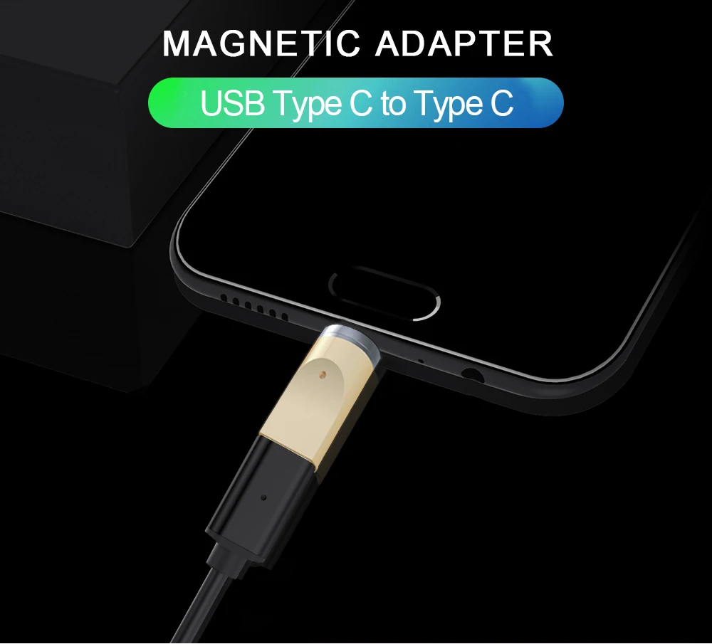 GARAS Магнитный usb type C адаптер для iphone/Micro/usb type c порт зарядное устройство и данных магнит адаптер для samsung/Xiaomi/huawei/LG