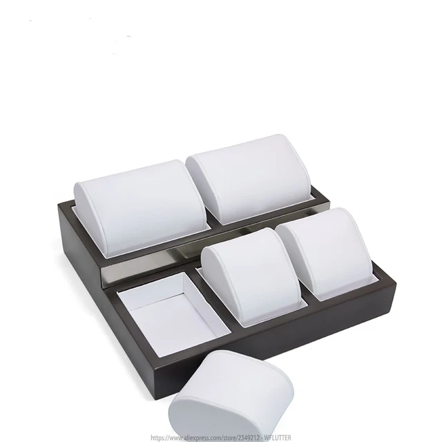 Luxury Wood Watch Holder Brand Watch Display Stand Jewelry Tray Case