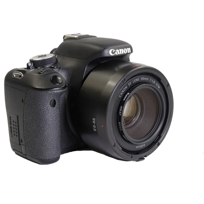 ES68 бленда объектива камеры 50 мм реверсивная камера Lente аксессуары для Canon EF f/1 8