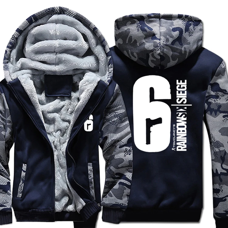 aliexpress buy mens casual 2017 tom clancy s rainbow six siege hoodies zip up thick aliexpress buy mens casual 2017 tom clancy s rainbow six siege hoodies zip up thick