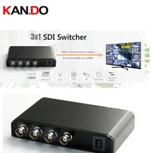 631 3-port SDI AV Switcher 3 way SDI Switcher SDI Selector box with remote 3 port input and 1 output video converter adapter