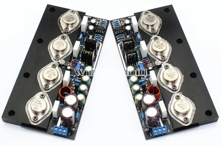 2PCS Pure Class A MJ15024 MJ15025 font b Audio b font Amp 20W 40W 80W Non