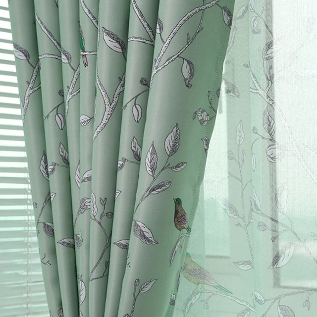 Online Shop Blauwe Vogel Gedrukt Kid Kamer Gordijnen Wedding Venster ... Online Shop Blauwe Vogel Gedrukt Kid Kamer Gordijnen Wedding Venster ...