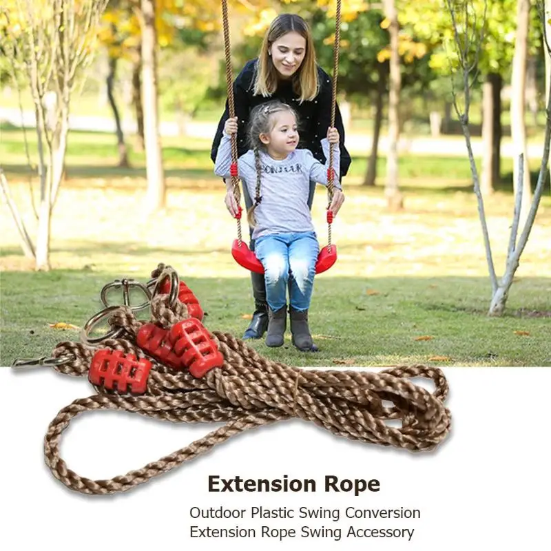 

Fast Rotary Metal Swings Connector Set Tree Swing Conversion Extension Rope Safety Climbing Hanging Swing Accessories for Kids