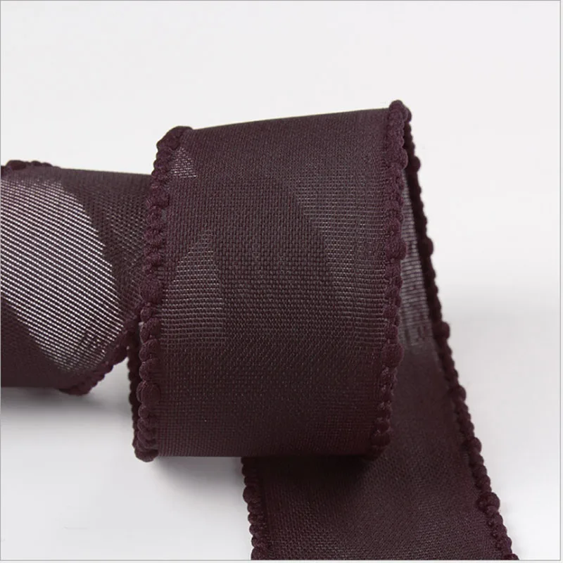 Сетка попкорн двойной губка ленты Высокое качество DIY ткани ручной 25 40 мм " 1-1/2 дюйма - Цвет: 0003