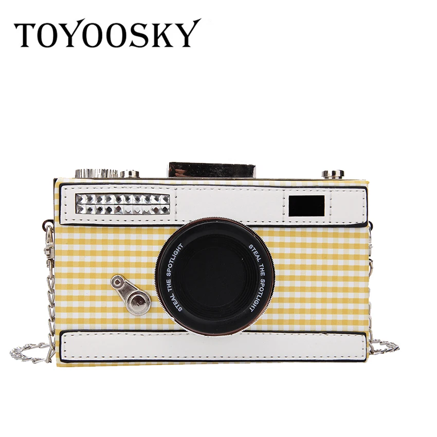 Женский клатч в форме камеры TOYOOSKY повседневный мини кошелек на плечо лето