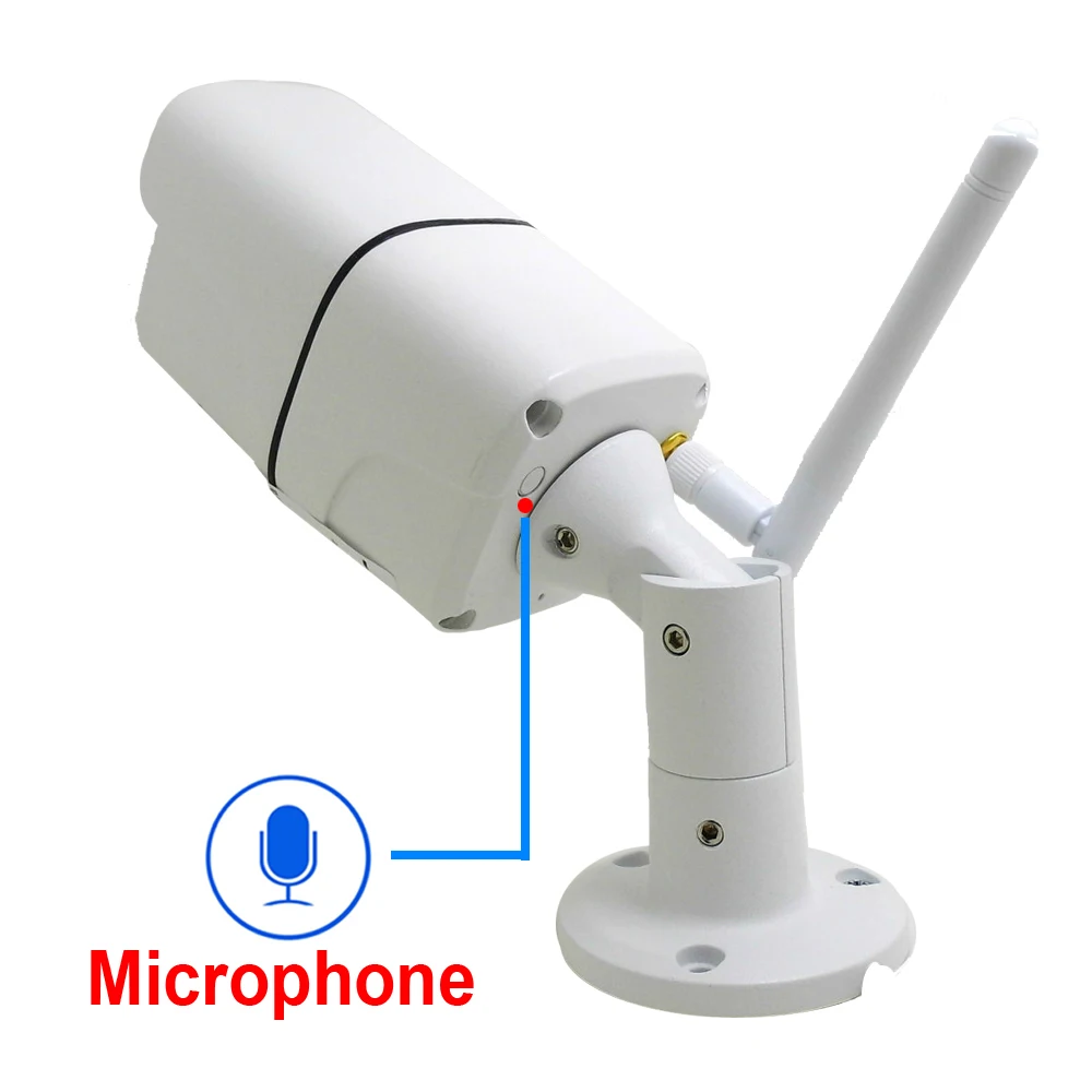 JIenuo IP Wifi Della Macchina Fotografica 1080P 960P 720P 3 Metro Adattatore di Alimentazione Ester