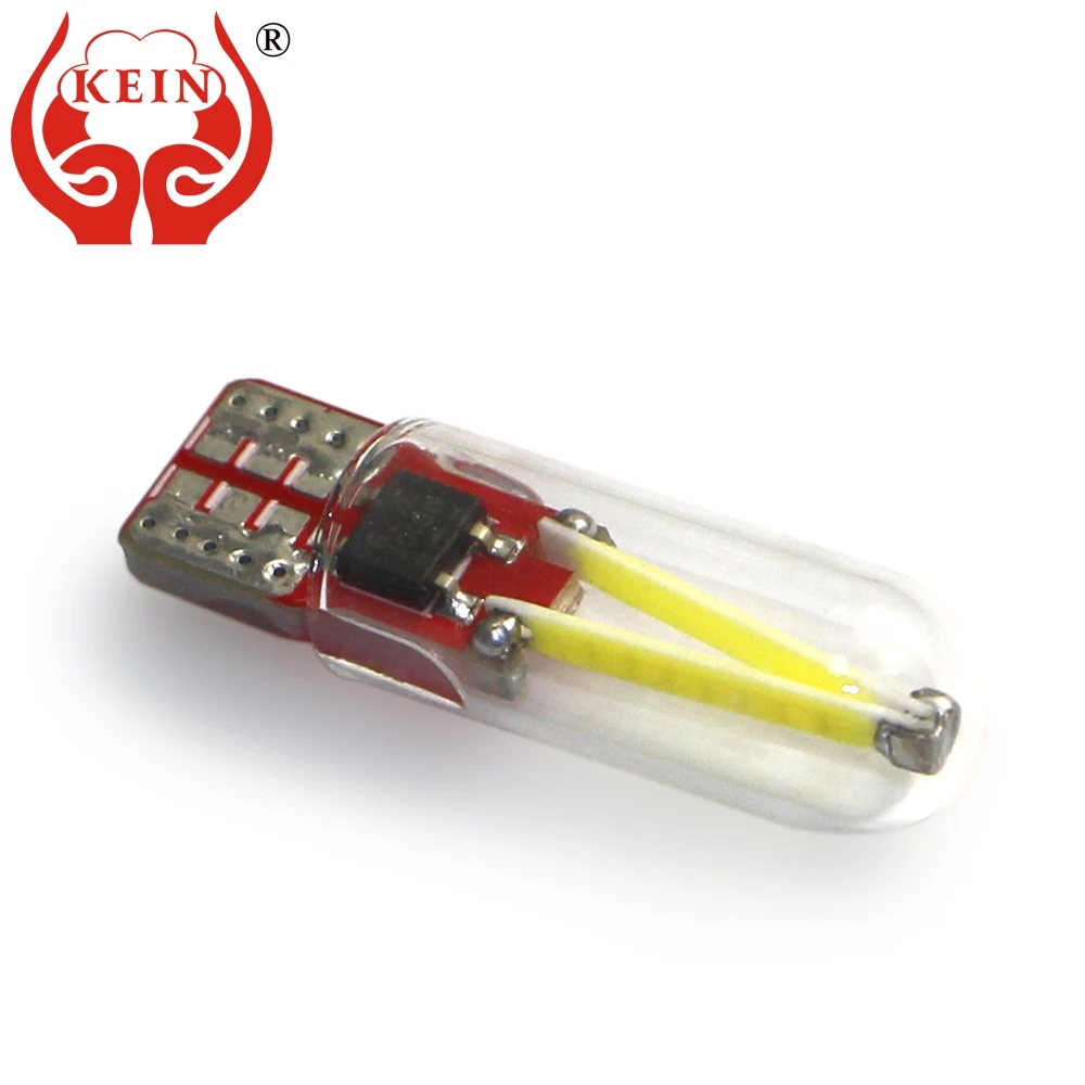

KEIN 1pcs W5W led t10 COB Bulb 194 168 501 t10 led Interior Panel Dome side wedge Vehicle Signal Lamp Light 12V for Mazda Toyota