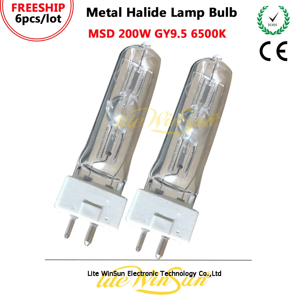 

Litewinsune FREESHIP 2PCS Special Lighting Lamps MSD200W Base GY9.5 Bubl