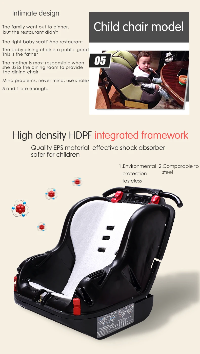 Strolex sit n stroll Baby car seat stroller carriage 5 in 1 Multifunctional baby car seat stroller Sit'n'Stroll lilly gold