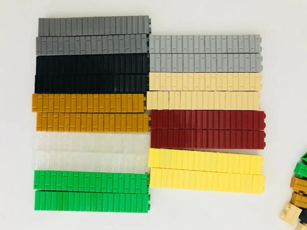 DIY строительные блоки кирпичи части городской серии 50 шт. одна партия MOC базовый