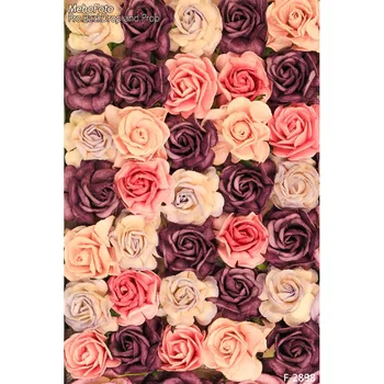 

Thin fabric cloth Printed photography background flower backdrop F-2898