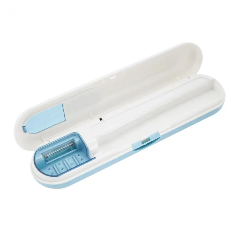 Антибактериальная УФ легкая зубная щетка стерилизатор коробка зубная щетка головка чистая дезинфекция дезинфицирующее средство питание от аккумулятора гигиена полости рта
