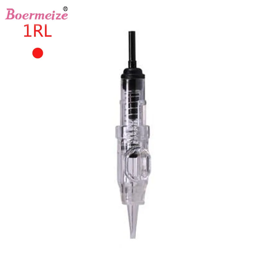 Pаспродажа Картридж татуировки иглы 100 шт. RL Одноразовые стерилизованные Professional Перманентный макияж иголки для бровей губ машина