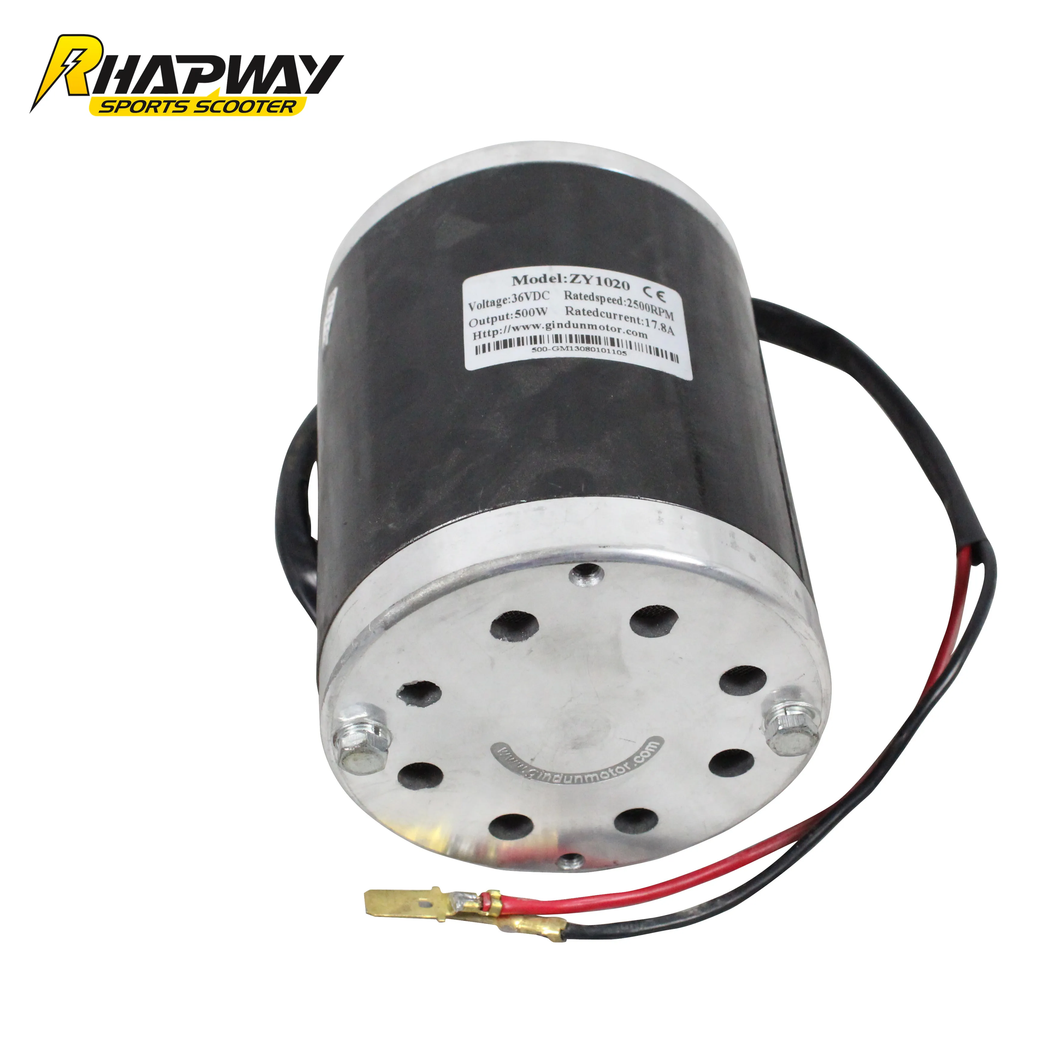 Buy Electric Scooter Motors 500W 36V Brushed Electric DC Motors with Belt Drive