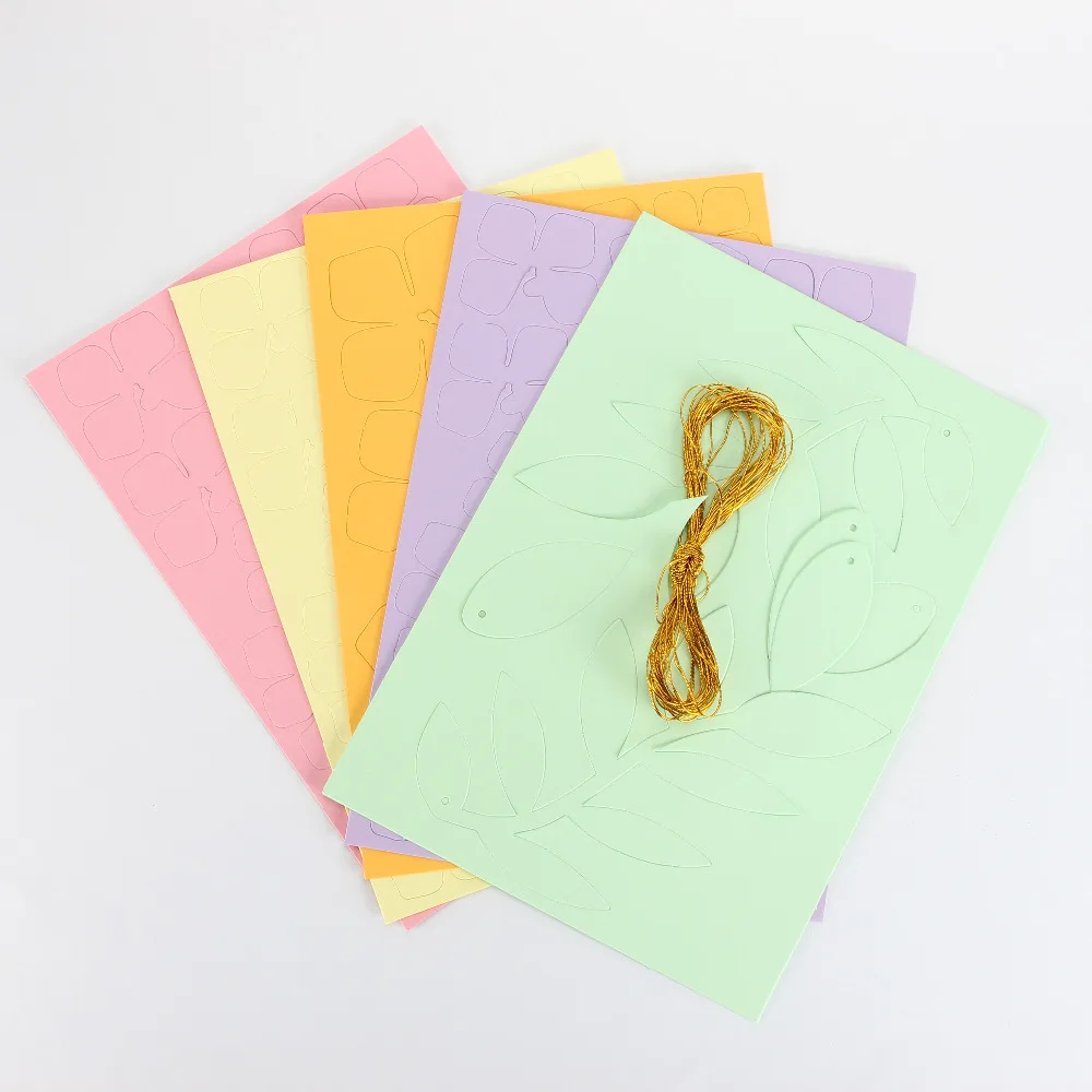 Веселая DIY подвесная бумажная цветочная гирлянда, занавеска, бумажный комплект глицинии для свадьбы, детской весенней Пасхи, дня рождения