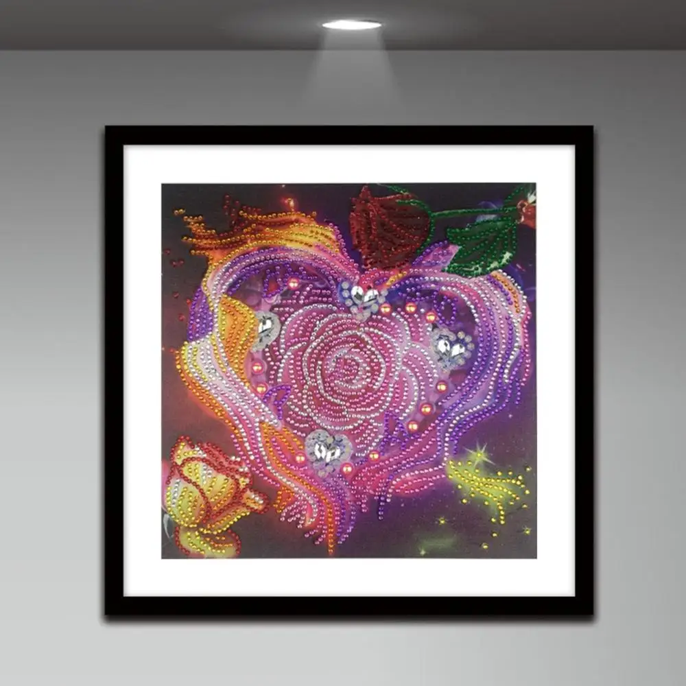 

New special shape diamond painting love combination modern pattern DIY 5D part drill cross stitch kit crystal art FD