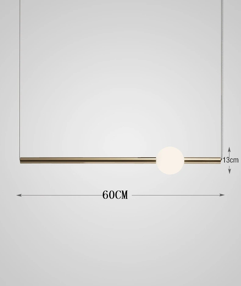 Современный Orion трубка подвесные светильники для гостиной Золотой светодиодный подвесной светильник спальня кухня дом Лофт промышленный