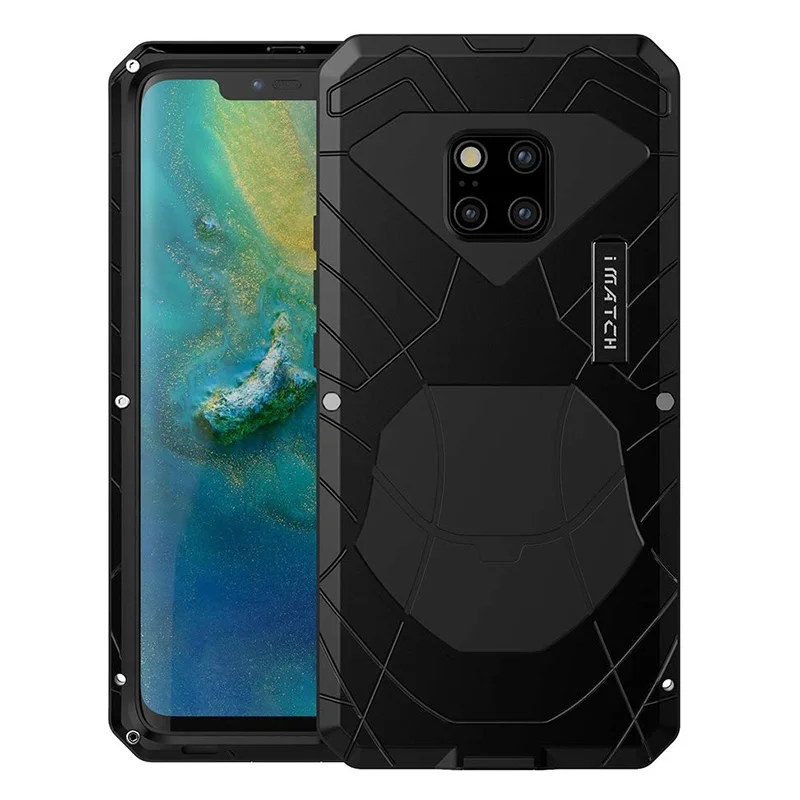 

for Huawei Mate 20 Pro Case Aluminum metal+silicon back Cover for Huawei Mate 20 Pro Coque