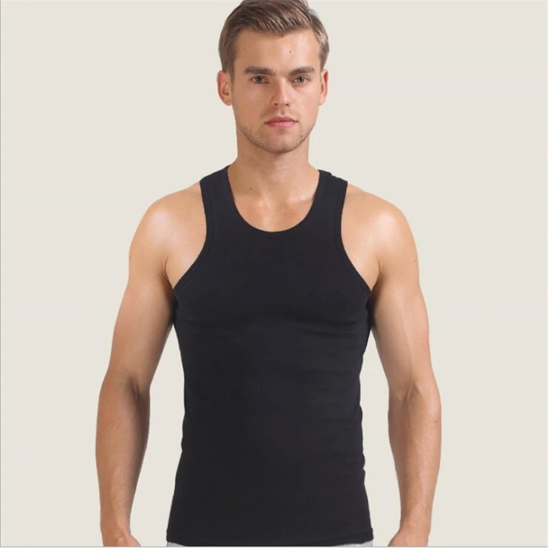 Hot Selling 2017 Tank Top Men Summer High Quality Cotton Sleeveless