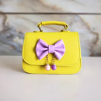 

PU leather bow princess women's mini tote handbags ladies cross-body messenger bags bolsos mujer bolsas feminina for baby girls