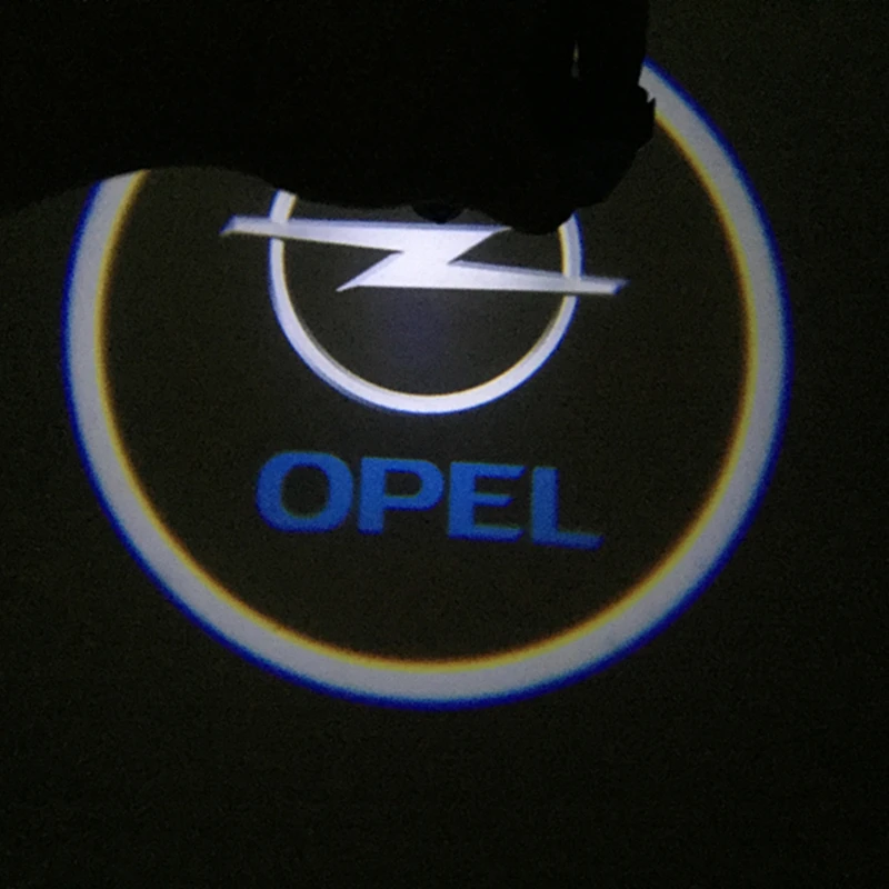 

2pcs LED Car Door Logo Light Emblem Car Warning Light Laser Projector Light For Opel Astra/Insignia/Corsa/Mokka/Vectra/Zafira