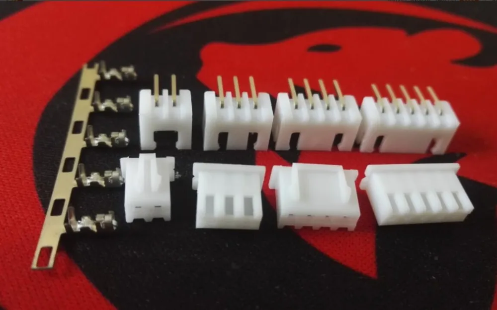 

XH2.54 2.54mm 2 3 4 5PIN connectors Curved needle kits set:plug + socket + terminal 100set/1lot