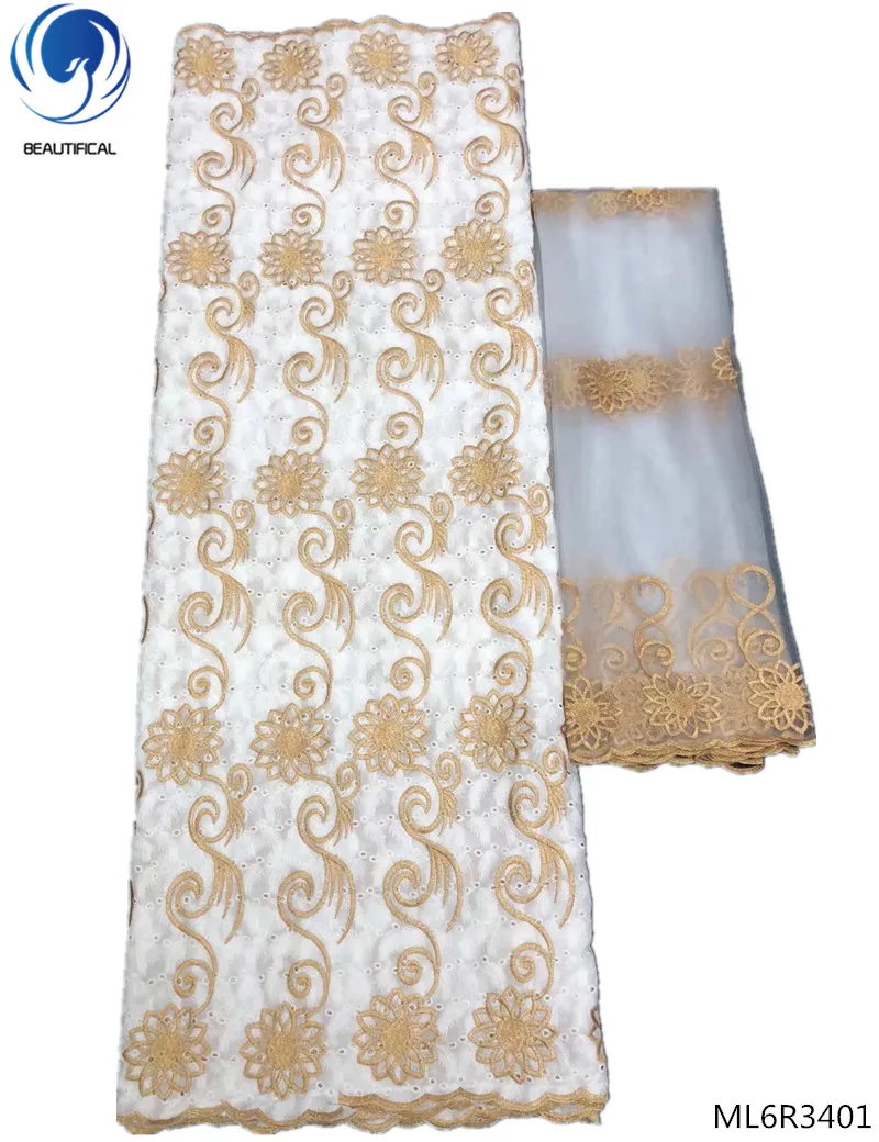 

BEAUTIFICAL 2019 cotton lace fabric swiss voile lace fabrics swiss voile lace in switzerland high quality 7yards/lot ML6R34