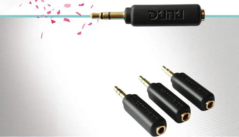 DUNU 3 5mm to 3 5mm Impedance Adapter Plug 75 150 200 ohm For Headphone HiFi Player AMP DAC Earphone Reduce Headphones Noise
