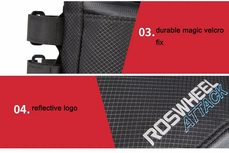Excellent ROSWHEEL 4L 100% Waterproof Bicycle Bag Bike Accessories Front Frame Tube Triangle Bag Bycicle Cycling Bags 10 Excellent ROSWHEEL 4L 100% Waterproof Bicycle Bag Bike Accessories Front Frame Tube Triangle Bag Bycicle Cycling Bags 10