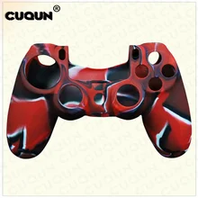 10PCs Camouflage Pattern Silicone Protective Skin Cover Case for PS4 controller Gamepad Joystick